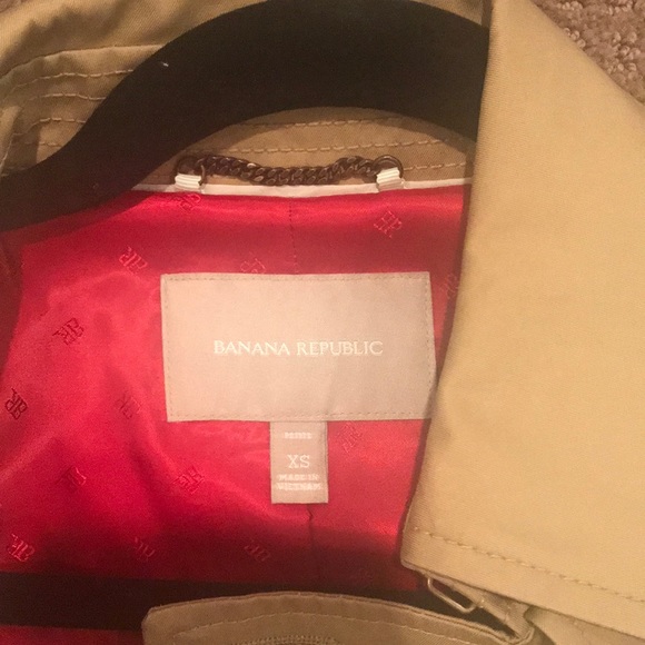 Banana Republic - Trench Long Coat Size XS - Picture 2 of 4